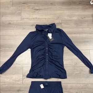 Fashion Nova Navy Jumpsuit